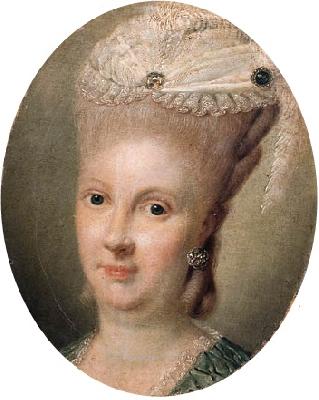Matthieu, Georg David Portrait of Louise of  Altenburg oil painting picture